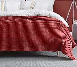 Özdilek Soft Piramit Kiremit 200x220 cm Çift Kişilik Battaniye