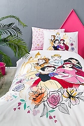 Özdilek Princess Rose Lisanslı Lastikli Çarşaflı Tek Kişilik Nevresim Takımı