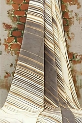 Özdilek Striped Bej 130x170 cm TV Battaniyesi