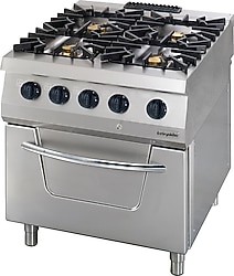 Öztiryakiler OSOGF 8090 C 4 Gözlü Kuzine Endüstriyel Fırın