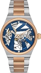 Pacomarine Energy PM.28003.05 Rose Gold-Mavi Erkek Kol Saati