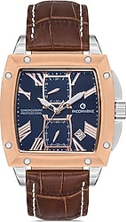 Pacomarine Private PM.21011.02 Kahverengi-Rose Gold Erkek Kol Saati