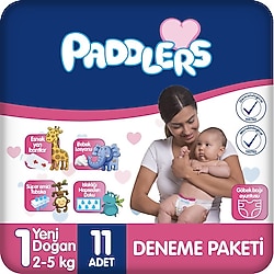 Paddlers 1 Numara Yenidoğan 11'li Bebek Bezi
