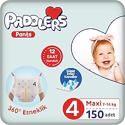 Paddlers 4 Numara Maxi 150'li Külot Bez