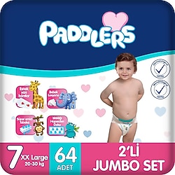 Paddlers 7 Numara XX Large 64'lü Bebek Bezi