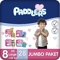 Paddlers Protection 6 Numara X Large 128'li Bebek Bezi Fiyatları