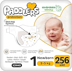 Paddlers Protection 1 Numara Yenidoğan 256'lı Bebek Bezi
