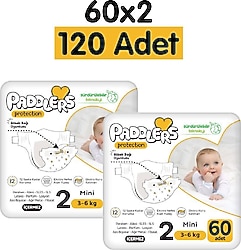 Paddlers Protection 2 Numara Mini 120'li Bebek Bezi