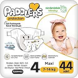 Paddlers Protection 4 Numara Maxi 44'lü Bebek Bezi