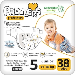 Paddlers Protection 5 Numara Junior 38'li Bebek Bezi