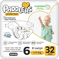 Paddlers Protection 6 Numara X Large 32'li Bebek Bezi