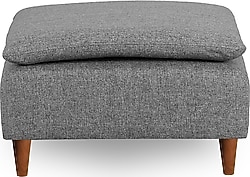 Pafu Lungo Keten Puf 75x75 cm
