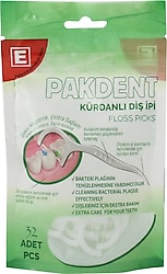 Pakdent 32'li Kürdanlı Diş İpi