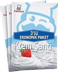 Pakmaya 75 gr 3'lü Krem Şanti