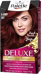 Palette Deluxe 5.889 Şarap Kızılı Saç Boyası