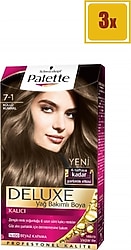 Palette Deluxe 7.1 Asil Kumral 3 Adet Saç Boyası