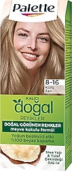 Palette Kalıcı Doğal Renkler 8.16 Küllü Sarı Saç Boyası