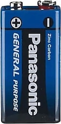 Panasonic 6F22BE/1S 9V Çinko Karbon Pil