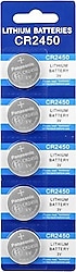 Panasonic CR2450 3V 5'li Lityum Düğme Pil