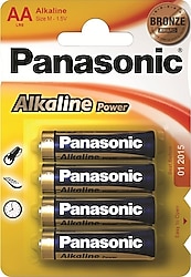 Panasonic LR6 4'lü Alkalin AA Kalem Pil