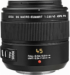 Panasonic Lumix G Leica DG Macro-Elmarit 45mm f/2.8 ASPH. MEGA O.I.S. Lens