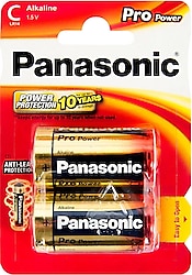 Panasonic Pro Power 2'li Alkalin C Orta Boy Pil