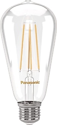 Panasonic ST64 Sarı Işık Dimmerli 7 W-60 W E27 Rustik LED Ampul