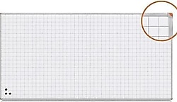 Panda PAN598B 120x360 cm Kareli Duvara Monte Beyaz Yazı Tahtası