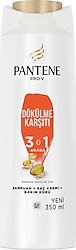 Pantene 3'ü 1 arada 350 ml Saç Dökülmesine Karşı Şampuan