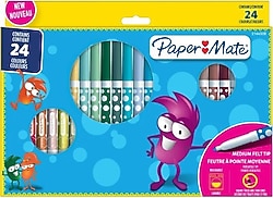 Paper Mate 24'lü Kuru Boya Seti