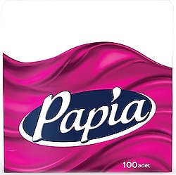 Papia 100'lü Beyaz Peçete