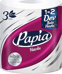 Papia 1=2 Dev Rulo Kağıt Havlu