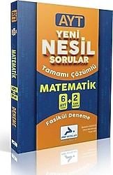 Paraf Yayınları AYT 6+2 Matematik Fasikül Deneme