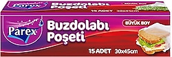 Parex Büyük Boy Buzdolabı Poşeti 15'li