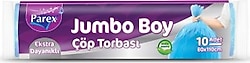 Parex Ekstra Dayanıklı Jumbo Boy Çöp Poşeti 10'lu