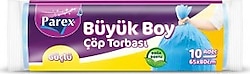 Parex Güçlü Büyük Boy Çöp Poşeti 10'lu