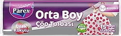 Parex Kokulu Büzgülü Orta Boy Çöp Poşeti 15'li