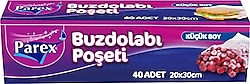 Parex Küçük Boy Buzdolabı Poşeti 40'lı