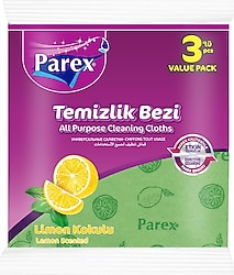 Parex Limon Kokulu Temizlik Bezi 3'lü