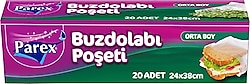 Parex Orta Boy Buzdolabı Poşeti 20'li