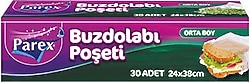 Parex Orta Boy Buzdolabı Poşeti 30'lu