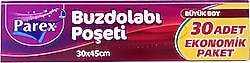Parex Büyük Boy Buzdolabı Poşeti 30'lu