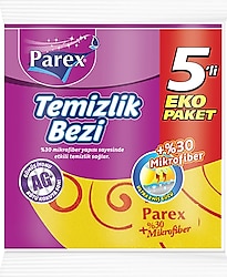 Parex Rengarenk 5'li Temizlik Bezi