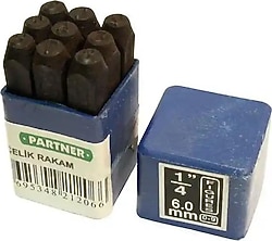Partner PT21206 6 mm Çelik Rakam