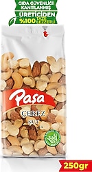 Paşa Kuruyemiş Çiğ Karışık Kuruyemiş 250 gr