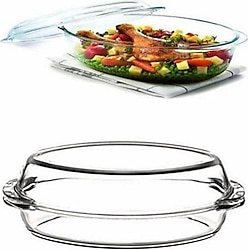 Paşabahçe 59072 2850 cc Kapaklı Oval Borcam