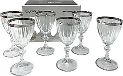 Paşabahçe Westglass Diamon 6'lı Ayaklı Kahve Yanı Su Bardağı