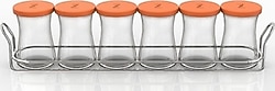 Paşabahçe Zest Glass 6'lı Baharatlık Seti