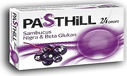 Pasthill Sambucus Nigra ve Beta Glukanlı 24'lü Pastil