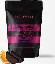 Patiswiss Equality Portakal Dilimli Bitter Çikolata